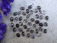 Tourmalinated Quartz Oval Cabochons - 5x7mm