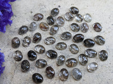 Load image into Gallery viewer, Tourmalinated Quartz Oval Cabochons - 5x7mm
