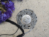 Tourmalinated Quartz Micro Faceted Beads