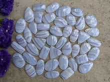 Load image into Gallery viewer, Blue Lace Agate Cabochons - Medium
