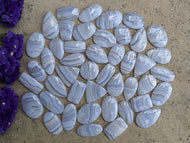 Blue Lace Agate Cabochons - Medium