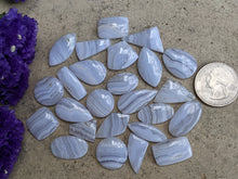 Load image into Gallery viewer, Blue Lace Agate Cabochons - Small
