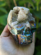 Aura Druzy Skulls