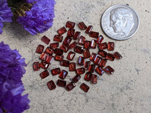 Load image into Gallery viewer, Garnet Octagon Facets - 3x5mm
