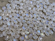 Moonstone Rose Cut Ovals - 6x8mm
