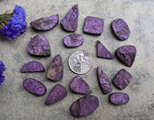 Load image into Gallery viewer, Raw Purpurite Small Cabochons

