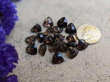 Load image into Gallery viewer, Smoky Quartz Rose Cut Trillion Facets - 8mm
