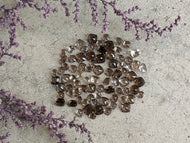 Smoky Quartz Cushion (Square) Facets