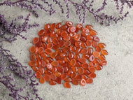 Carnelian Teardrop Cabochons - 5x7mm