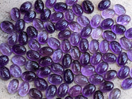 Amethyst Oval Cabochons - 5x7mm