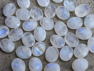 Moonstone Rose Cut Ovals - 8x10mm