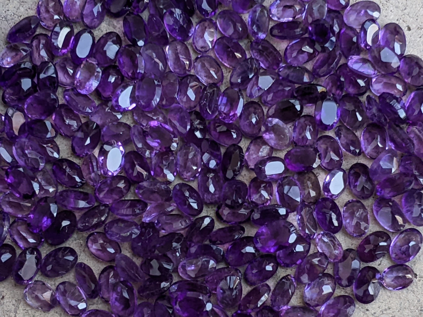 Amethyst Oval Facets - 4x6mm