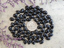 Load image into Gallery viewer, Black Onyx Teardrop Cabochons - 6x8mm
