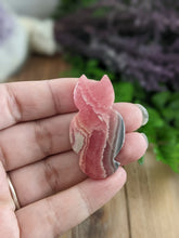 Load image into Gallery viewer, Rhodochrosite Cat Cabochon
