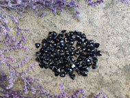 Black Onyx Trillion Facets - 5mm