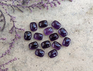 Amethyst Cushion Cut Rectangular Cabochons - 7x9mm