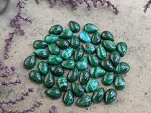 Load image into Gallery viewer, Malachite Teardrop Cabochons - 6x9mm
