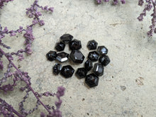 Load image into Gallery viewer, Black Spinel Hexagon Facets
