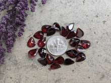 Load image into Gallery viewer, Garnet Teardrop Facets - 7x9mm
