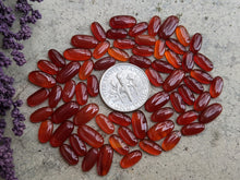 Load image into Gallery viewer, Carnelian Long Oval Cabochons
