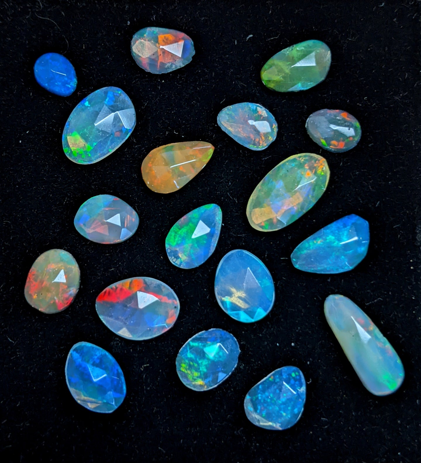 Ethiopian Welo Opal Rose Cut Cabochons