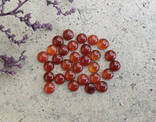 Load image into Gallery viewer, Carnelian Round Cabochons - 6mm
