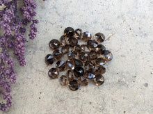 Load image into Gallery viewer, Smoky Quartz Rose Cut Round Facets - 6mm
