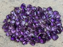 Load image into Gallery viewer, Amethyst Wide Teardrop Facets - 4mm (Dark)
