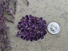 Load image into Gallery viewer, Amethyst Wide Teardrop Facets - 4mm (Dark)
