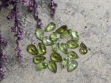 Load image into Gallery viewer, Peridot Teardrop Facets
