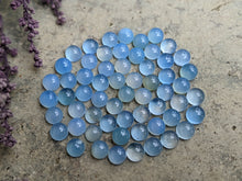 Load image into Gallery viewer, Blue Chalcedony Round Cabochons - 5mm
