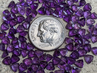 Amethyst Trillion Facets - 4mm