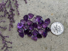 Load image into Gallery viewer, Amethyst Trillion Facets - 8mm
