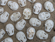 Load image into Gallery viewer, Mother of Pearl Skull Cabochons
