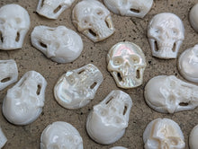 Load image into Gallery viewer, Mother of Pearl Skull Cabochons
