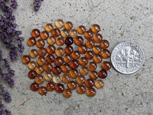 Load image into Gallery viewer, Hessonite Garnet Round Cabochons - 5mm
