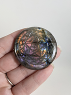 Labradorite Pentacle Cabochon
