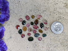 Load image into Gallery viewer, Tourmaline Rose Cut Cabochons
